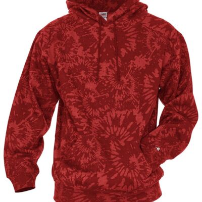 Unisex Tie-Dyed Triblend Hooded Sweatshirt Thumbnail