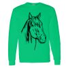 Heavy Cotton 100% Cotton Long Sleeve T Shirt Thumbnail