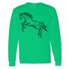 Heavy Cotton 100% Cotton Long Sleeve T Shirt Thumbnail